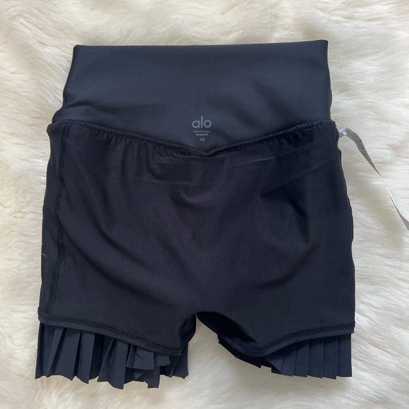 🆕Alo🎱 Grand Slam Tennis Skirt Core: Black Sz XS - Picture 11 of 11